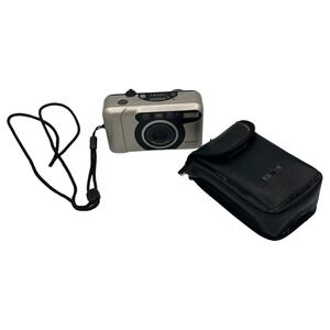 Konica Zoom FR735R 35mm Film Camera Silver 35-70mm Lens with Case